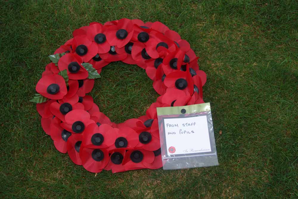 Remembrance at Bromsgrove School, 11th November 2015